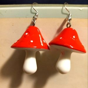 Mushroom Earrings
